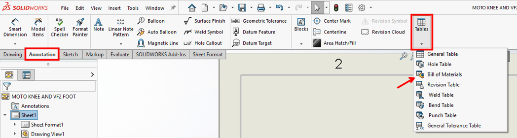 How to Create and Customize a Bill of Materials (BOM) in a SOLIDWORKS ...